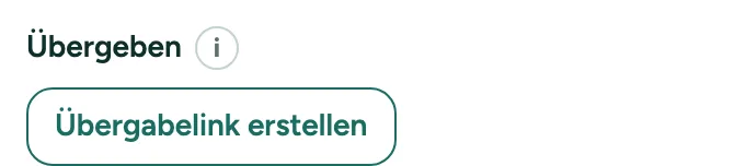 Der Block Übergeben in den Details eines Objekts.
