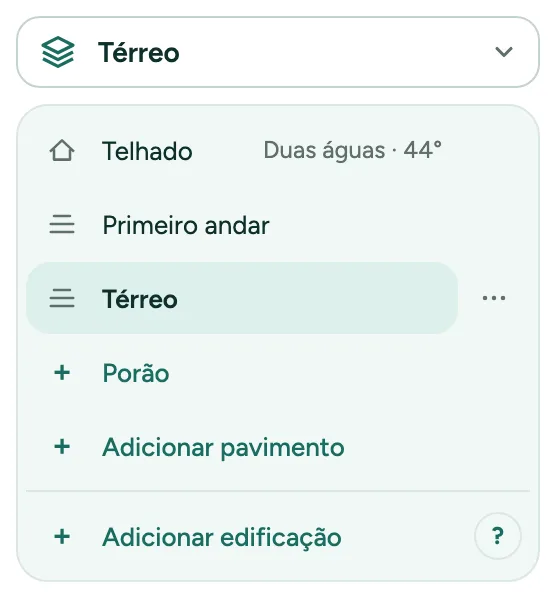 Edificação e pavimento