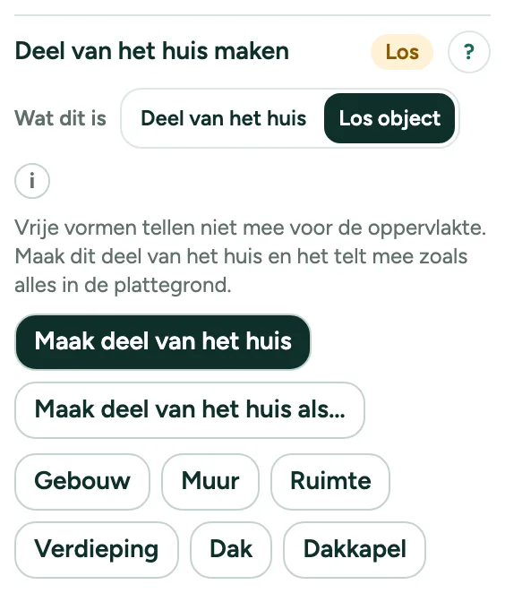 Maak deel van het huis