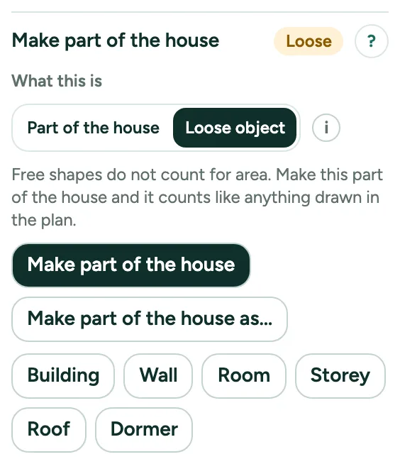 Make part of the house