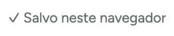 Status de salvamento